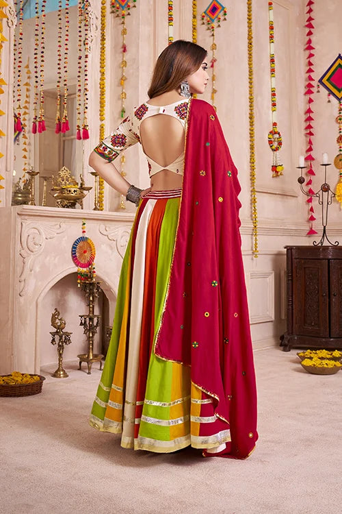 Colorful Traditional Chaniya Choli for Navratri Nights