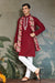 Designer Red Kurta with Dupatta for Festive Look