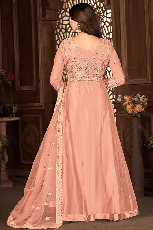 Elegant Net Dori Sequins Ethnic Wear for Women