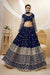 Shop Navy Blue Heavy Embroiered Lehenga Choli for Women