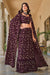 Crush Pattern Metallic Foil Lehenga Choli Set Online