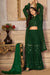 Shrug Style Thread And Sequins Embroidered Sharara Set