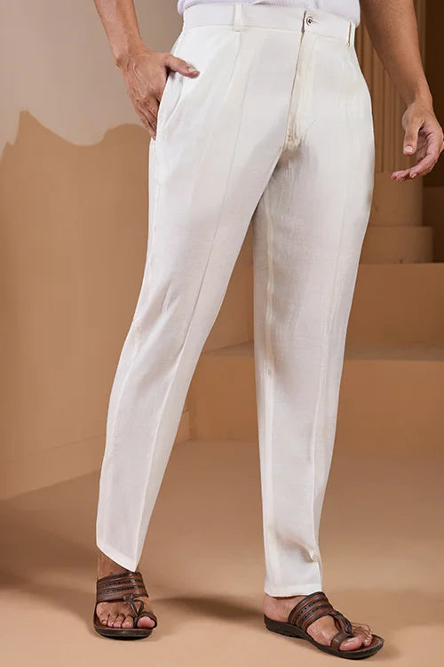 Royal Trendy White Koti Kurta Set for Men’s Wear Collection