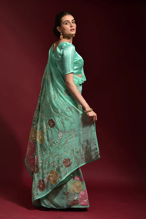 Buy Bollywood Designer Georgette Saree Online