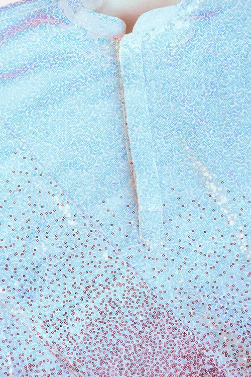 Designer Ombre Pink Georgette Kurta For Men – Stylish & Elegant