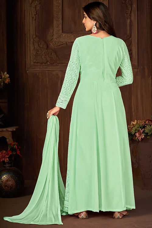 Stylish Fancy Wear Sequins Embroidered Dresses For Women's