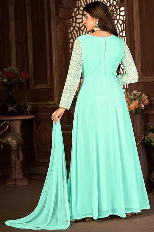 Stylish Fancy Wear Sequins Embroidered Dresses For Women's
