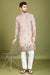 Ivory Viscose Silk Men's Kurta with Thread Work