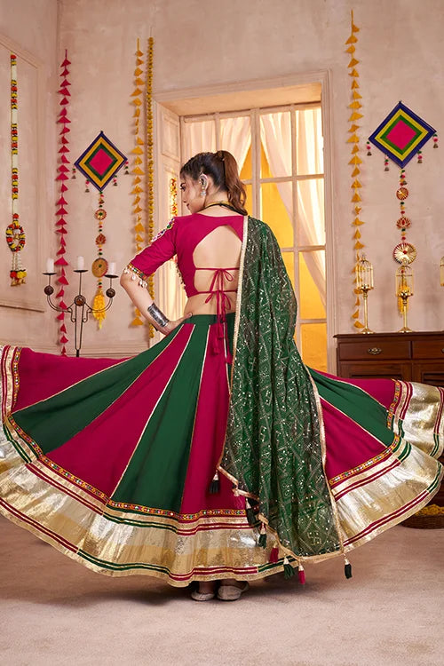 Festive Multi Color Cotton Chaniya Choli for Navratri