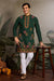 Embroidered Look Wedding Green Kurta for Men