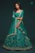 Wedding Collection For Bridal Wear Lehenga Choli With Dupatta Green Colour