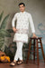 Cultural Function Special White Color Kurta Koti for Men