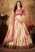 Wonderful Women Collection Bridal Wear Lehenga Choli Beige & Peach Colour