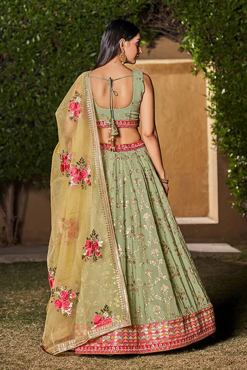 Wonderfull Collection For Women Bridal Wear Lehenga Choli With Dupatta