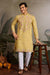 Haldi Special Outfit Mirror Work Mens Kurta Set